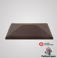Клинкерный колпак (козырек) на столб СР 300х425мм 